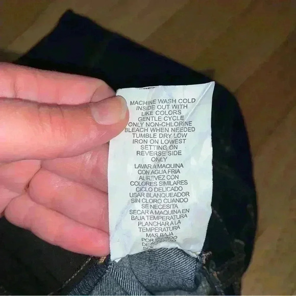 Women’s Democracy “Ab” Technology Dark Wash Skinny Pull On Jeans Size 12 - Picture 9 of 12